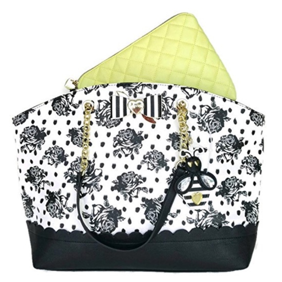 Betsey Johnson Handbags - *RARE*Betsey Johnson Floral Honeybee Bag!